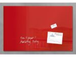 Glasmagneetbord Sigel Artverum 1000x650x15mm rood