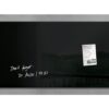Glasmagneetbord Sigel zwart - 910x460x15mm 3 magneten + bev.