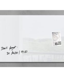 Glasmagneetbord Sigel Artverum 910x460x15mm super wit