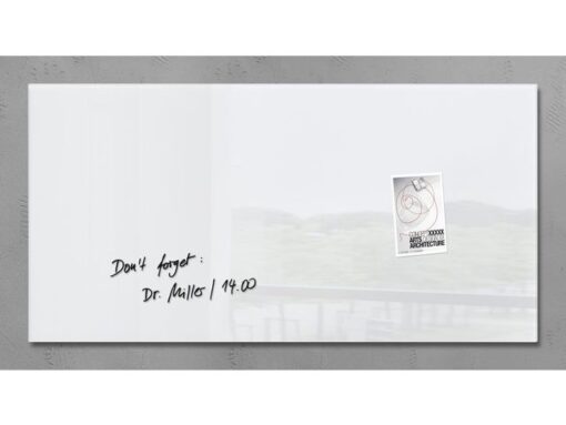 Glasmagneetbord Sigel Artverum 910x460x15mm super wit