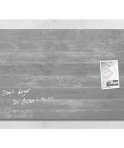 Glasmagneetbord Sigel Artverum 910x460x15mm betondesign