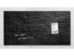 Glasmagneetbord Sigel Artverum 910x460x15mm leisteen
