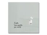 Sigel Glasmagneetbord Artverum grijs 1000x1000x18mm incl. 2       magneten