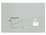 Sigel Glasmagneetbord Artverum grijs 1800x1200x18mm incl.2        magneten
