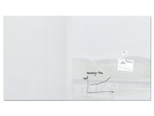 Glasmagneetbord XL Sigel Artverum 2400x1200x18mm super wit