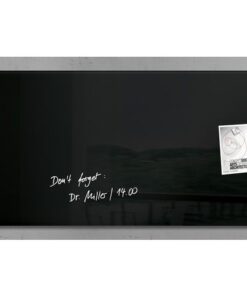 Glasmagneetbord Sigel Artverum 1300x550x15mm zwart