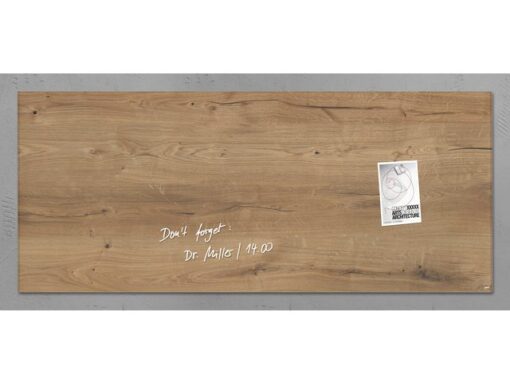 Glasmagneetbord Sigel Artverum 1300x550x15mm Natural Wood