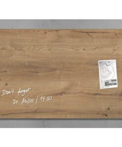 Glasmagneetbord Sigel Artverum 910x460x15mm Natural Wood