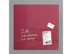 Glasmagneetbord Sigel Artverum 480x480x15mm bessenrood