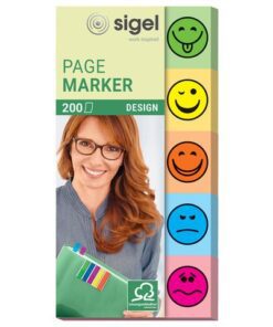 Indexeringsstrookjes Sigel design "Smile" 5 motieven