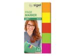 Indexeringsstrookjes Sigel maat strookjes 20x50mm neon 5    kleuren assorti