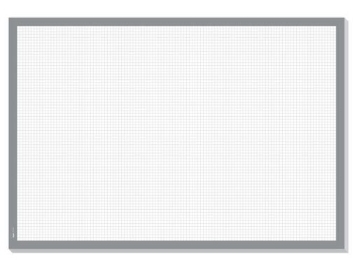 Bureauonderlegger Sigel wit geruit 59,5x41cm, 80 grams      papier, 30 vel, ongedateerd