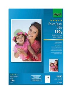Sigel Inkjet Ultra fotopapier A4 190gram zijdemat 50 vel