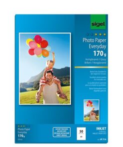 Sigel Inkjetfotopapier Everyday plus A4 wit 170gr 50 vel
