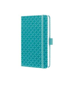 Notitieboek Sigel Jolie Flair A6 hardcover gelinieerd Aqua  groen