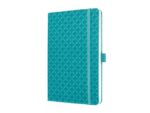 Notitieboek Sigel Jolie Flair A5 hardcover gelinieerd aqua  groen