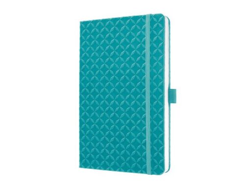Notitieboek Sigel Jolie Flair A5 hardcover gelinieerd aqua  groen