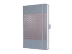 Notitieboek Sigel Jolie Impress A5 hardcover gelinieerd     'Glacier Grey'