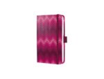 Notitieboek Sigel Jolie Beauty A6 hardcover gelinieerd roze