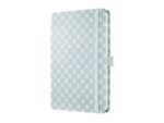 Notitieboek Sigel Jolie Beauty A5 hardcover gelinieerd      lichtblauw
