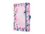 Sigel Notitieboek Jolie Beauty A5 Loose Florals Pink 174blz 80g   gelinieerd