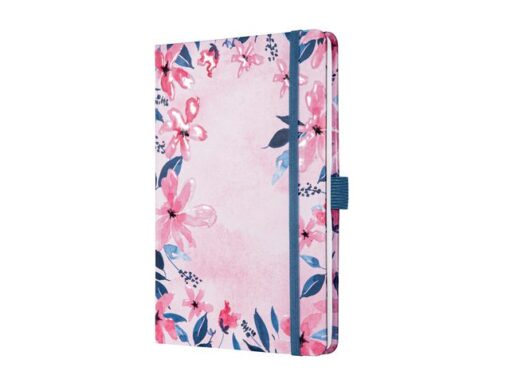 Sigel Notitieboek Jolie Beauty A5 Loose Florals Pink 174blz 80g   gelinieerd