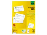 Visitekaartjes Sigel 3C 225g wit 100 stuks