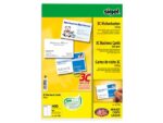 Visitekaartjes Sigel 3C 225g wit 400 stuks