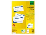 Sigel Visitekaartjes 3C 225g wit 400 stuks met afgeronde hoeken