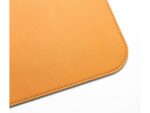 Onderlegger oprolbaar Sigel geel-grijs, 800x300x2mm         imitatieleer, dubbelzijdig