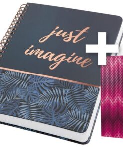 Sigel Notitieboek Jolie Mystic A4 spiraal. Met gratis Jolie A6    notitieboek