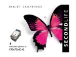 Cartridge SecondLife Canon PG 40 zwart
