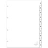 Tabblad Kangaro A4 cijfers - PP 120 micron 4r. 10dlg wit