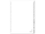 Kangaro KTC Tabblad Kangaro A4 letters PP 120 micron wit 23-gaats       20-delig A-Z