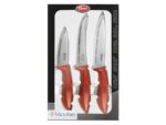 Keukenmessenset Clauss 3st. Schil, groente en keuken mes.   Met microban grip.