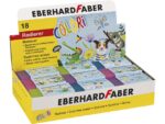 Gum Eberhard Faber Colori assorti kleuren display a 18 stuks