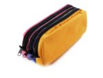 Kangaro KTC Etui Kangaro 3 vaks oranje/blauw/fuchsia ca 25x9x11cm