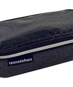 Etui leeg Eberhard Faber Jumbo glitter antraciet