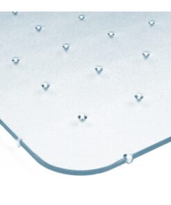 Kangaro KTC Vloermat Kangaro voor tapijt 90 x 120 cm transparant PET    nop 2,1mm