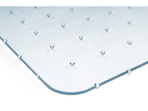 Kangaro KTC Vloermat Kangaro voor tapijt 90 x 120 cm transparant PET    nop 2,1mm