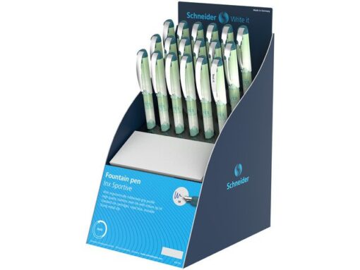Vulpen Schneider INX sportive display 17 stuks Engels