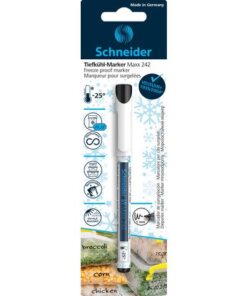 Diepvries marker Schneider Maxx 242 op blister zwart