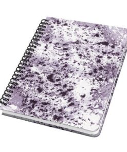 Sigel Notitieboek Jolie Inspire A5 spiraal Violet Marble.         Punt-gelijnd. 120pagina's 100grams papier. Hardcover