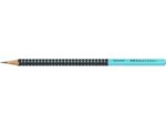 Faber Castell Grafietpotlood Faber-Castell Grip 2001 two-tone             zwart/turquoise