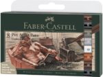 Faber Castell Tekenstift Faber-Castell Pitt Artist Pen etui 8 stuks Classic