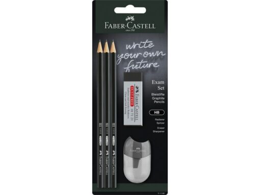 Faber Castell Potlood Faber-Castell 1111 HB schoolset 5 stuks op blister