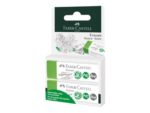 Faber Castell Gum Faber-Castell groen PVC vrij en stofvrij 2stuks op blister