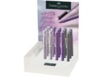 Faber Castell Balpen Faber-Castell Grip Glam XB 15st, ass. kleuren zilver, parel, paars