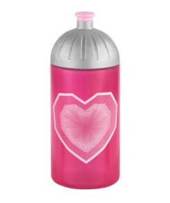 Drinkbeker Step by Step plastic Glitter Heart