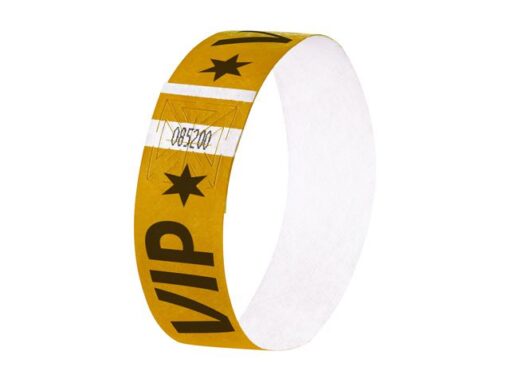 Evenementenbandjes Sigel super soft, 255x25mm 120 stuks VIP